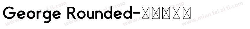 George Rounded字体转换
